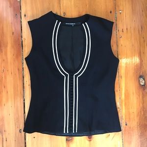 Sophia Kokosalaki Wool Gabardine Vest
